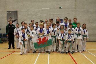 Gassor's Taekwon-do Wales compete in the UKITF English Championships!