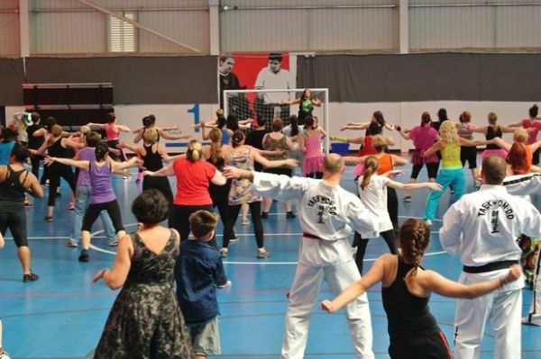 Cardiff Martial Arts at Zumba-thon