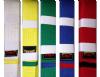 Coloured Stripe Belts (10 Pack)